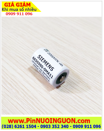 Pin Siemens 6ES5980-0MA11; Pin nuôi nguồn PLC Siemens 6ES5980-0MA11 lithium 3.6v 1200mAh chính hãng, Xuất xứ PHÁP